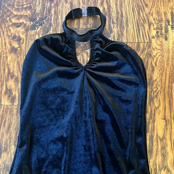Second Skin Dancewear Velour Halter Leotard - Picture 2 of 3
